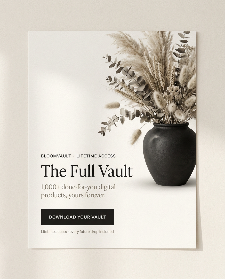 BloomVault — The Full Vault